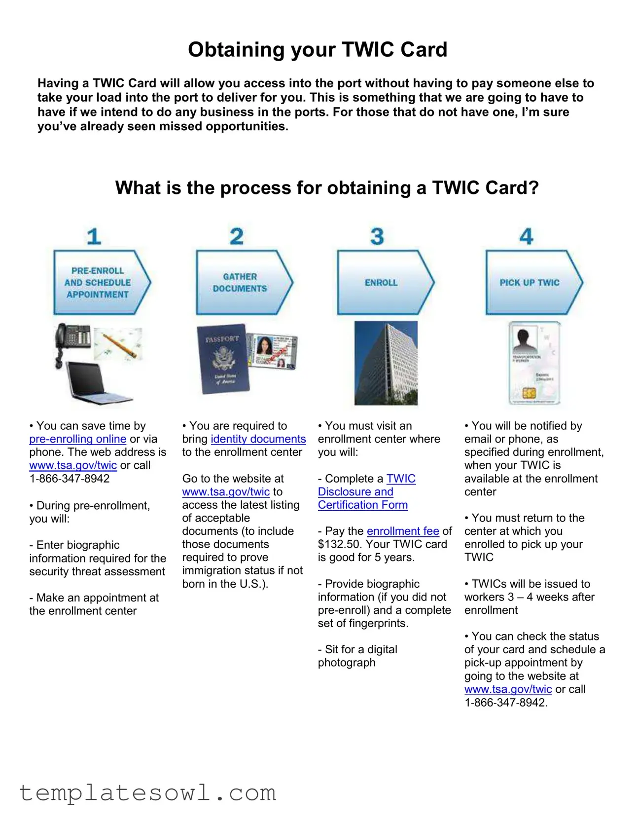 Fill Out Your Twic Card Application Form