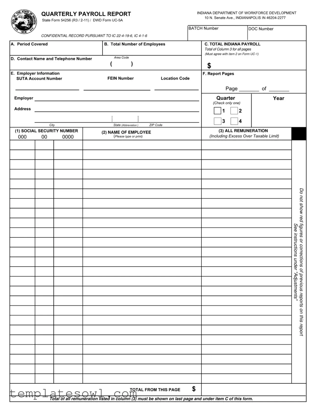 Fill Out Your Uc 5A Form