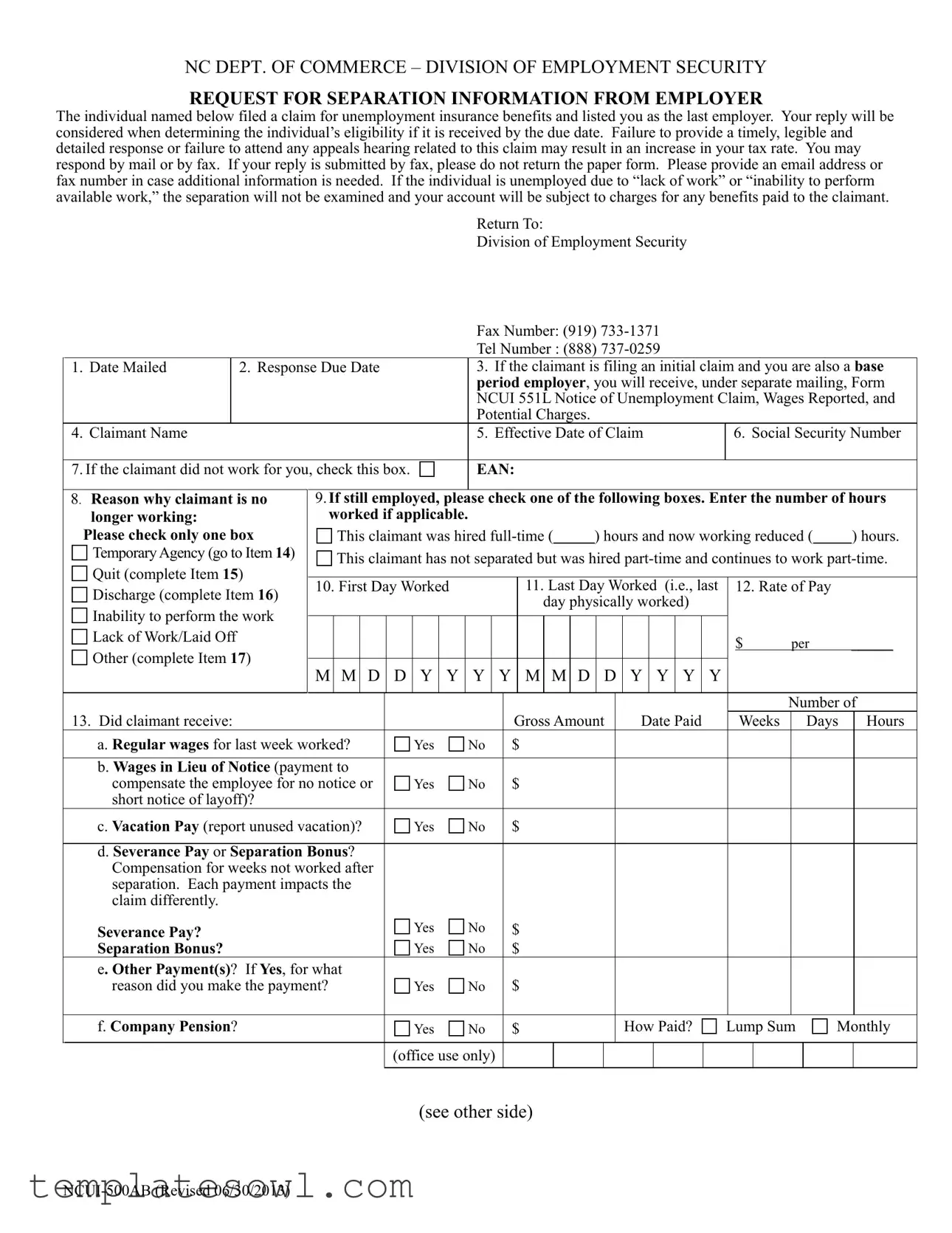 Fill Out Your Unemployment Commission Form