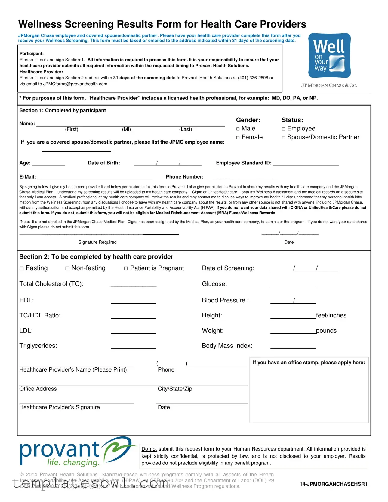 Fill Out Your United Healthcare Wellness Form