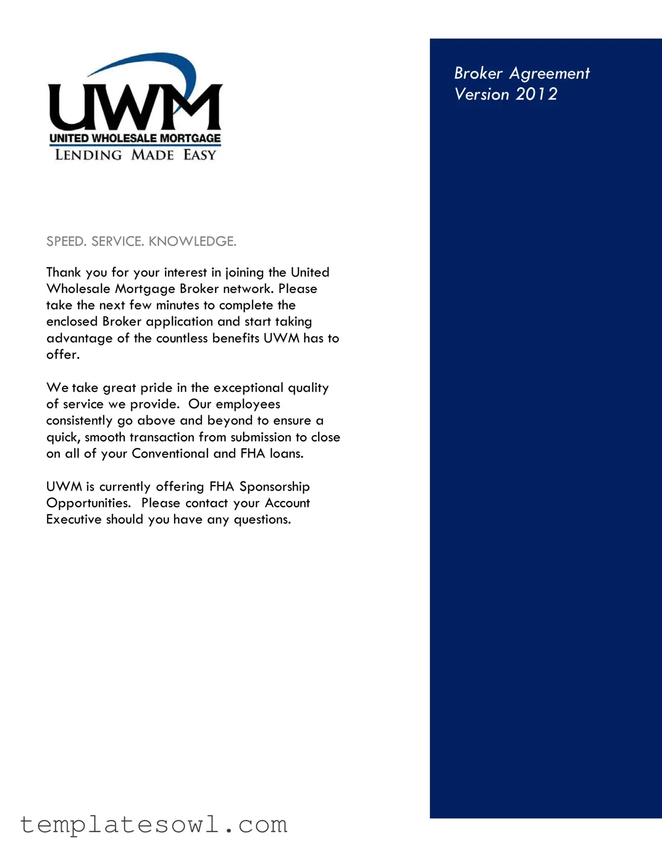 Fill Out Your United Wholesale Mortgages Form