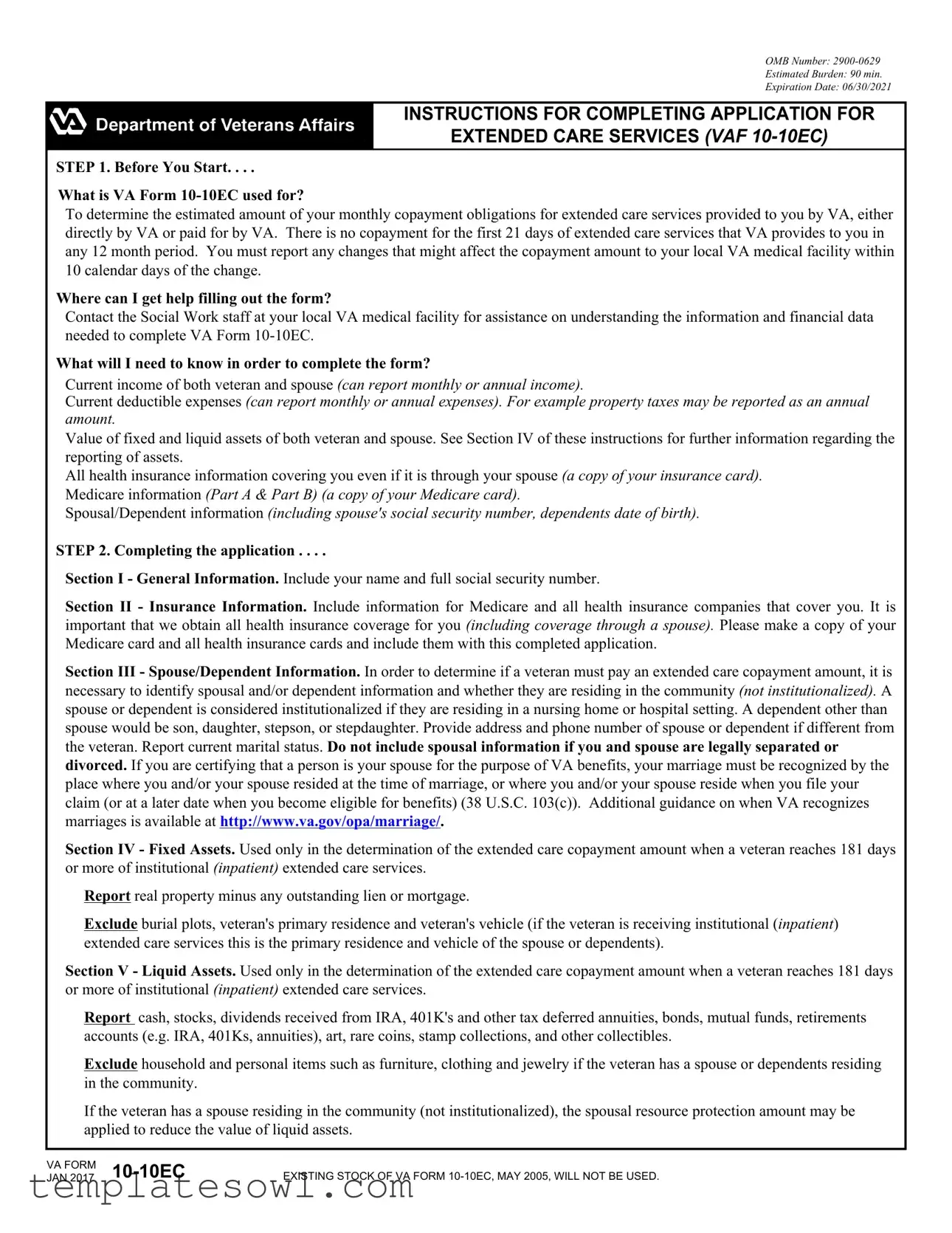 Fill Out Your Va 10 10Ec Form