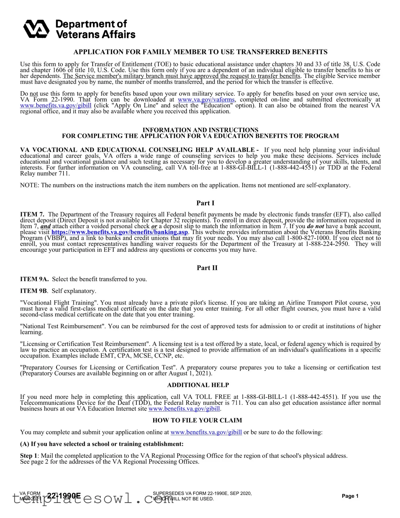 Fill Out Your Va Application For Familly Member Form