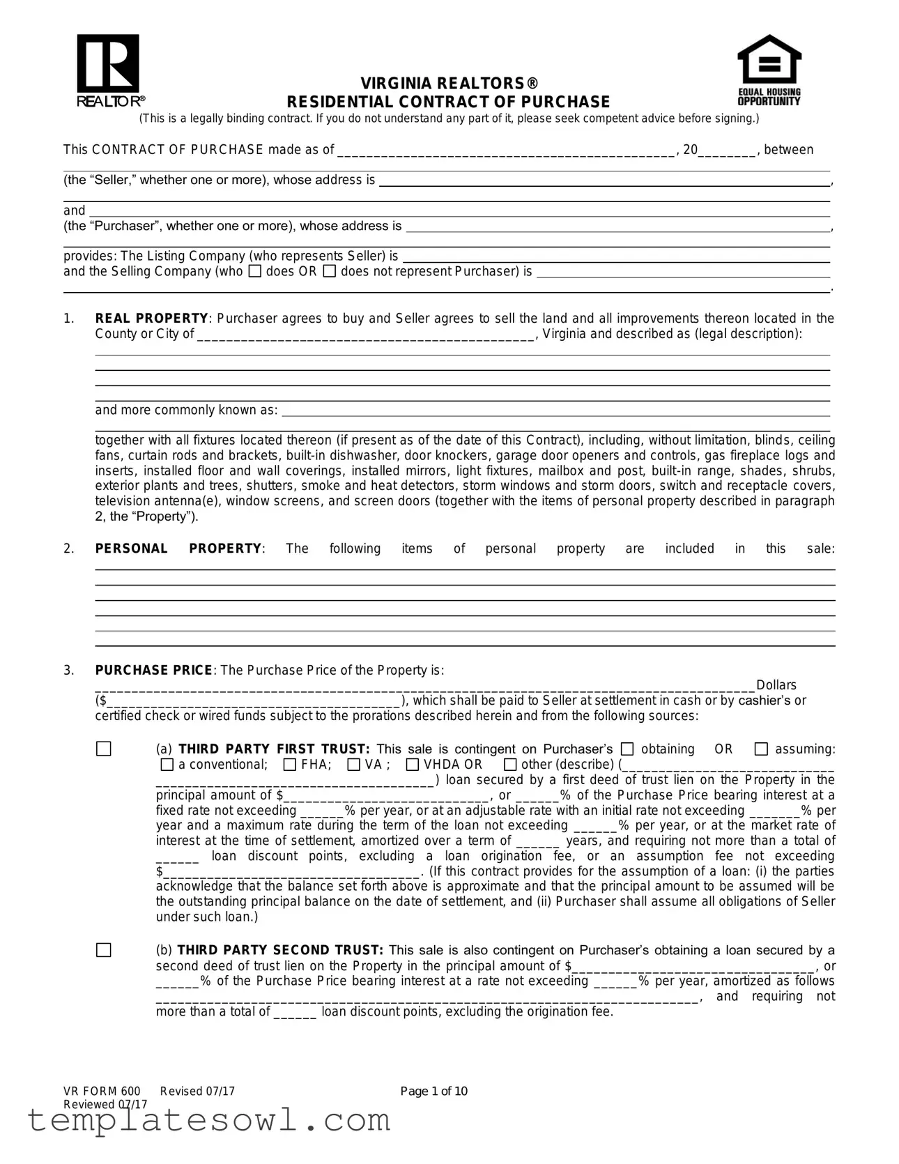 Fill Out Your Var 600 Form