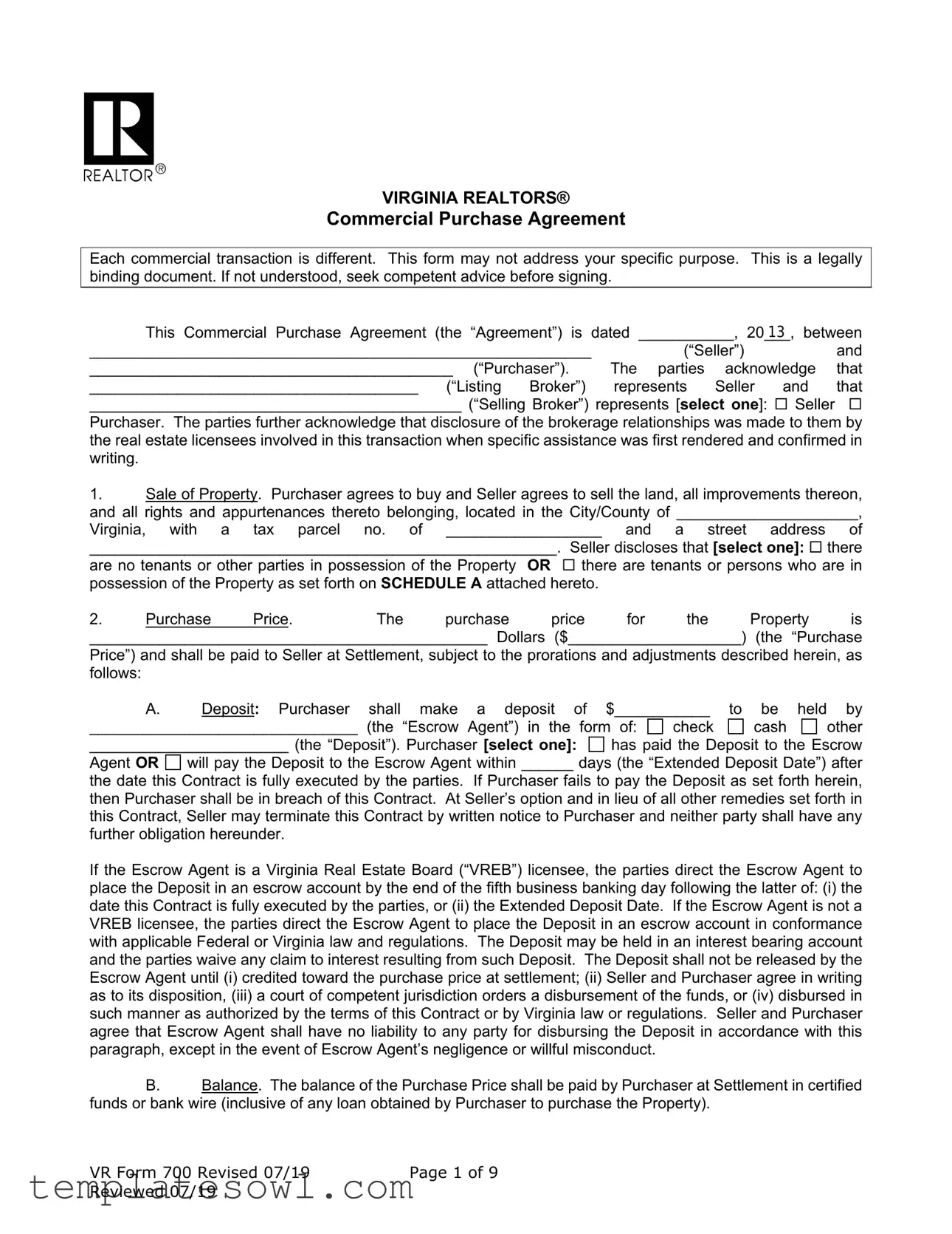 Fill Out Your Var 700 Form