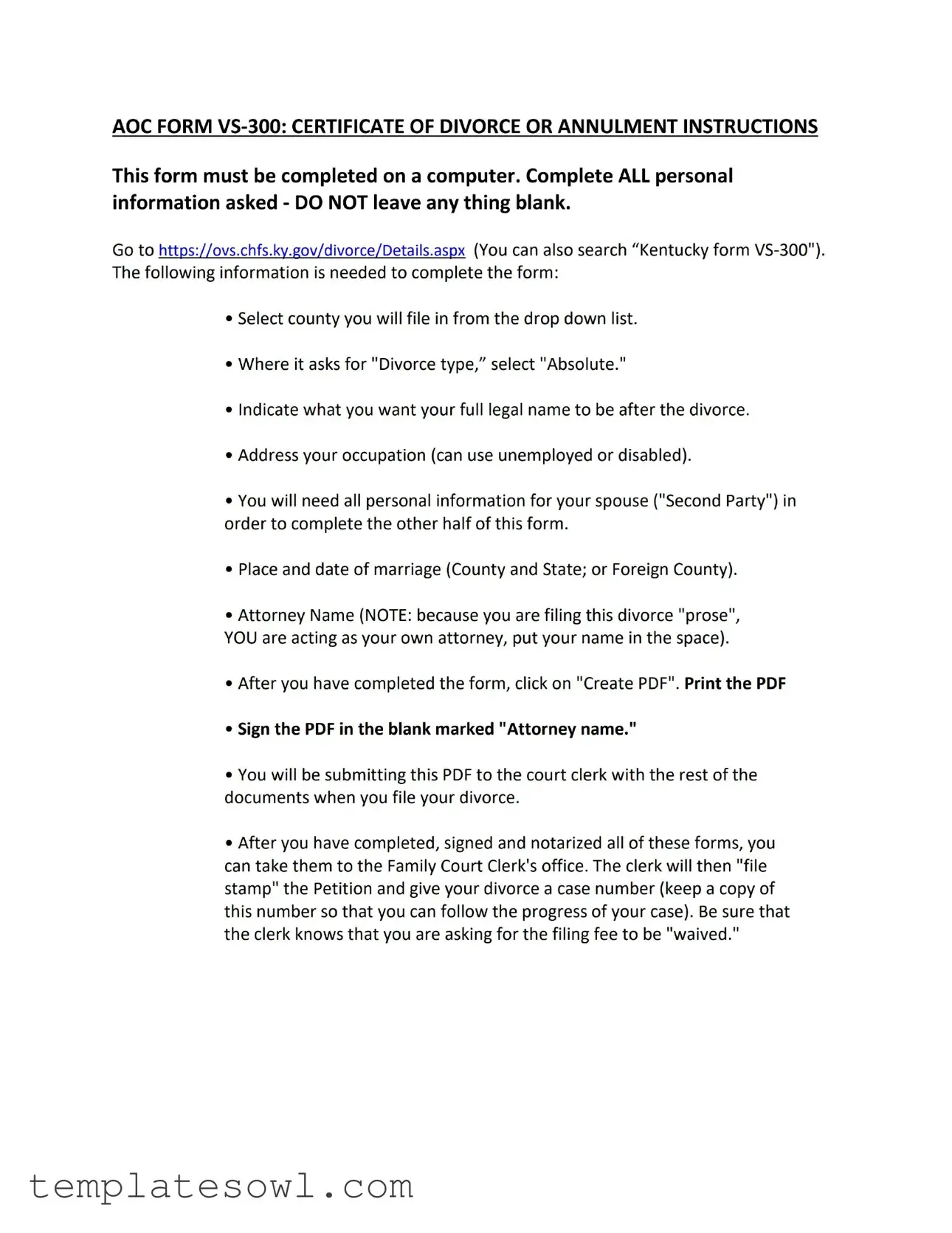 Fill Out Your Vs300Form Form