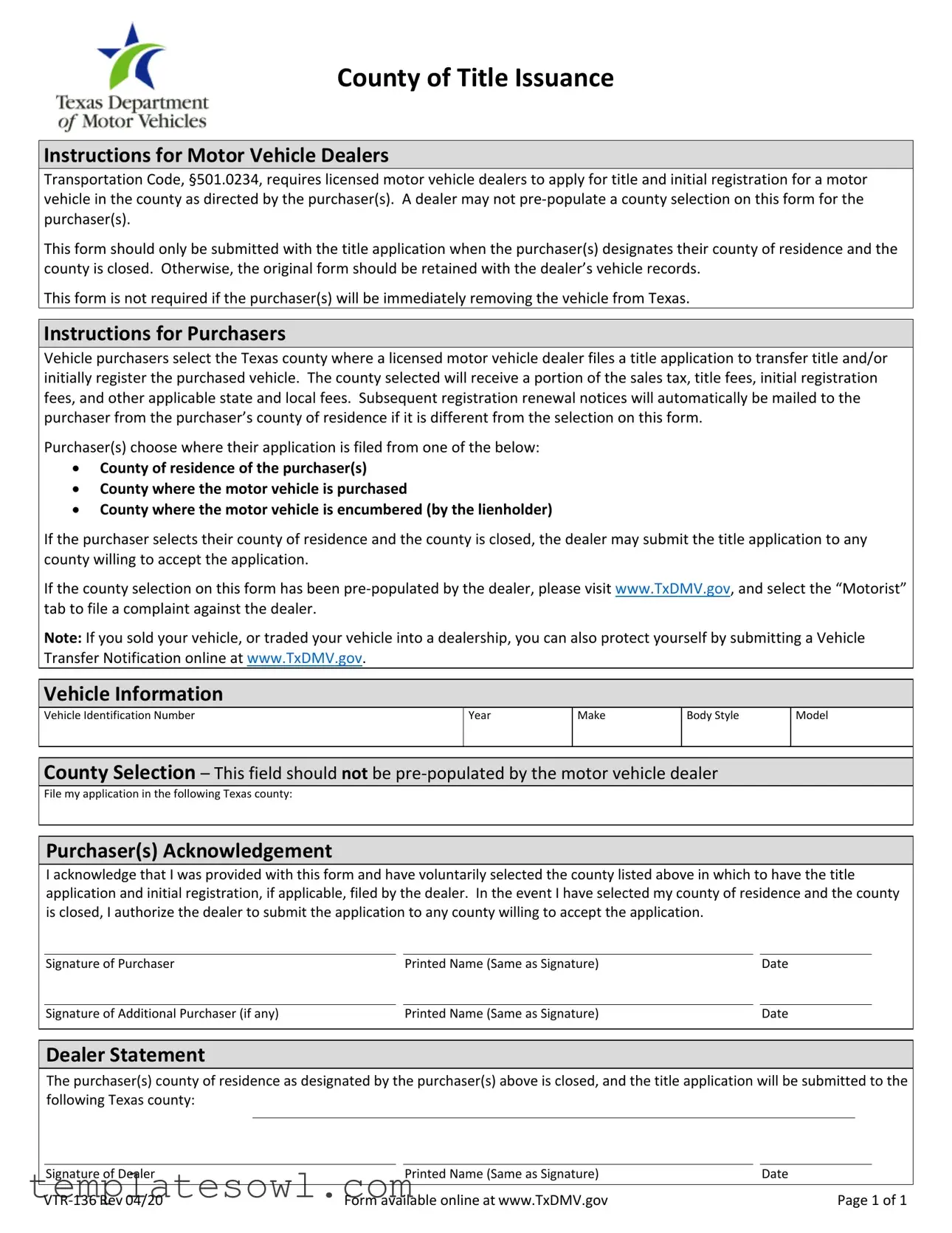 Fill Out Your Vtr 136 Form