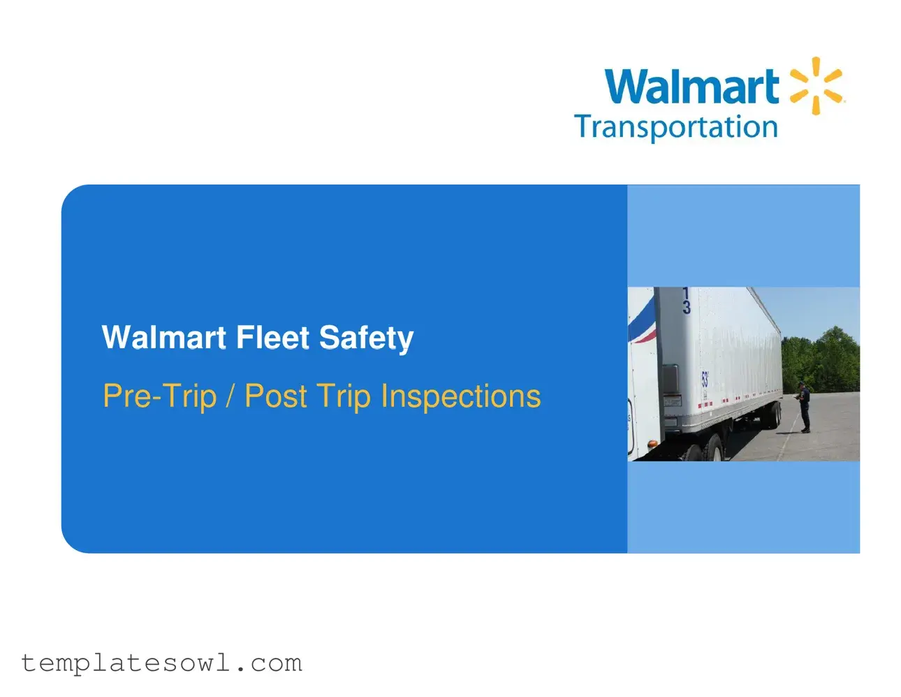 Fill Out Your Walmart Pre Trip Form